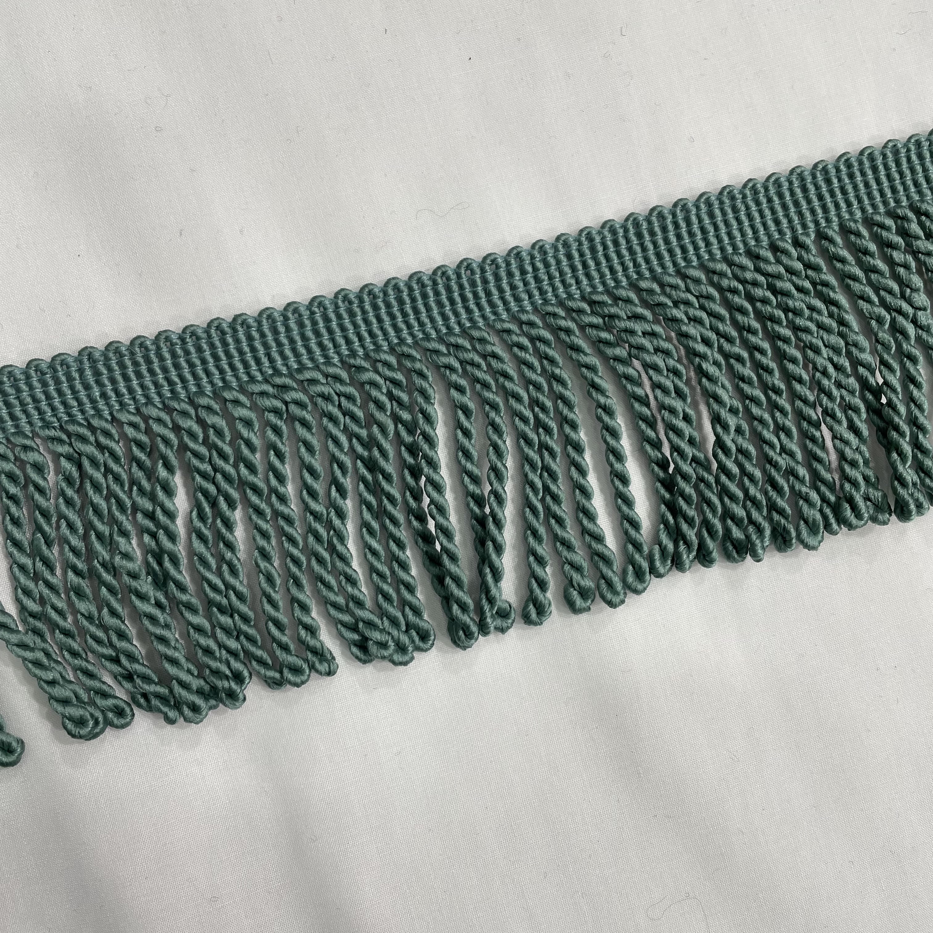 3 Inch Upholstery Fringe Turquoise