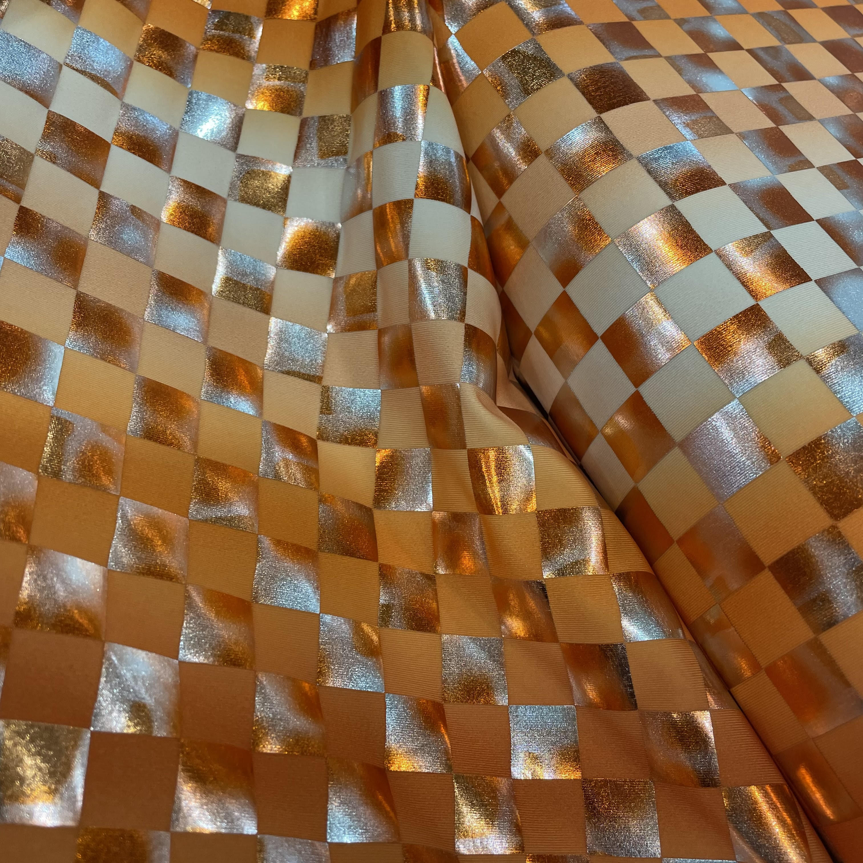 Square-Patterned Spandex