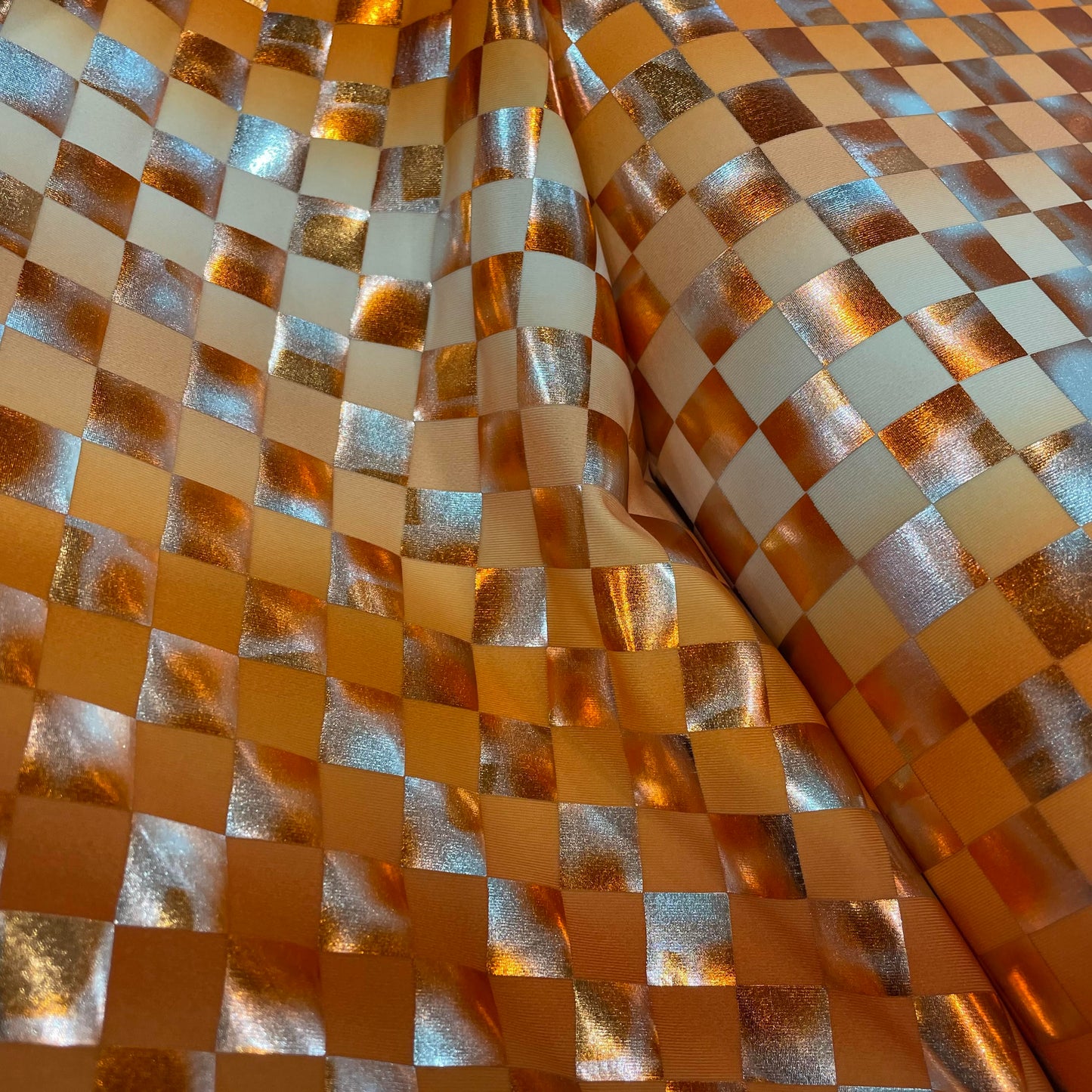 Square-Patterned Spandex