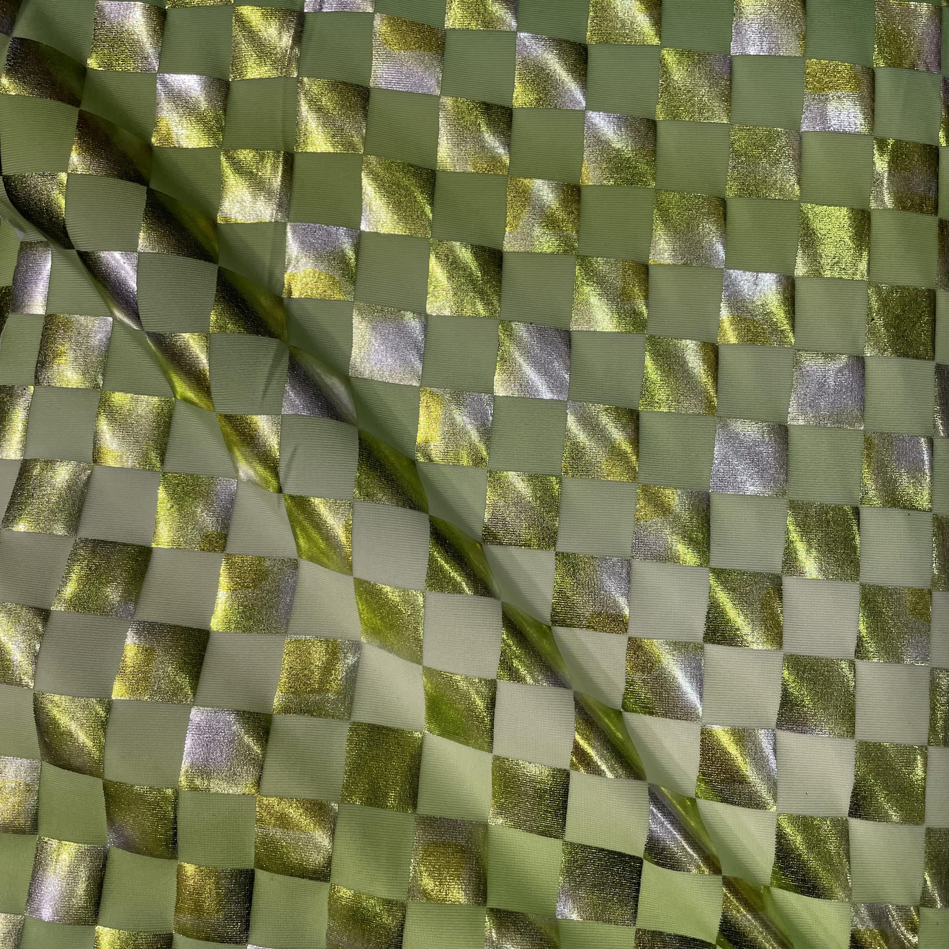 Square-Patterned Spandex
