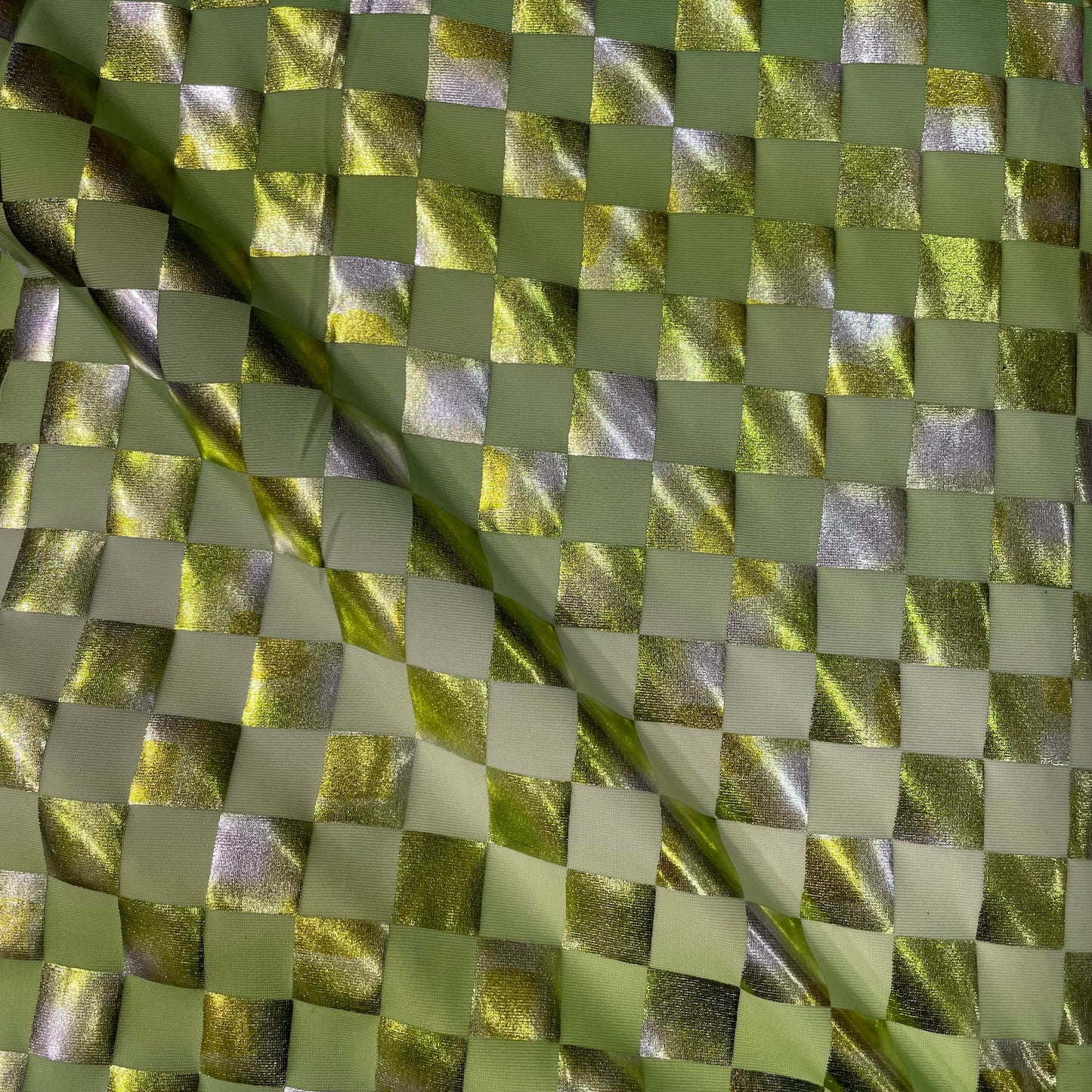 Square-Patterned Spandex