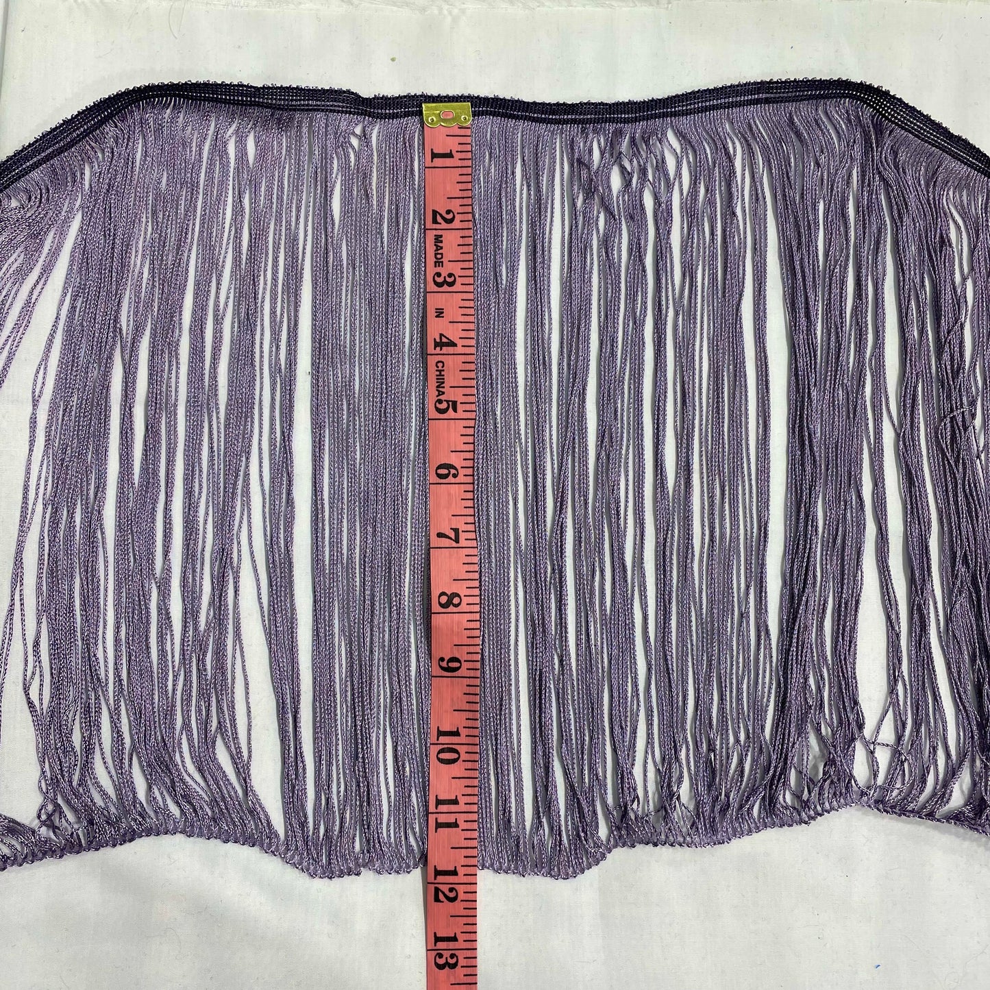 12 Inch Long Fringe Violet
