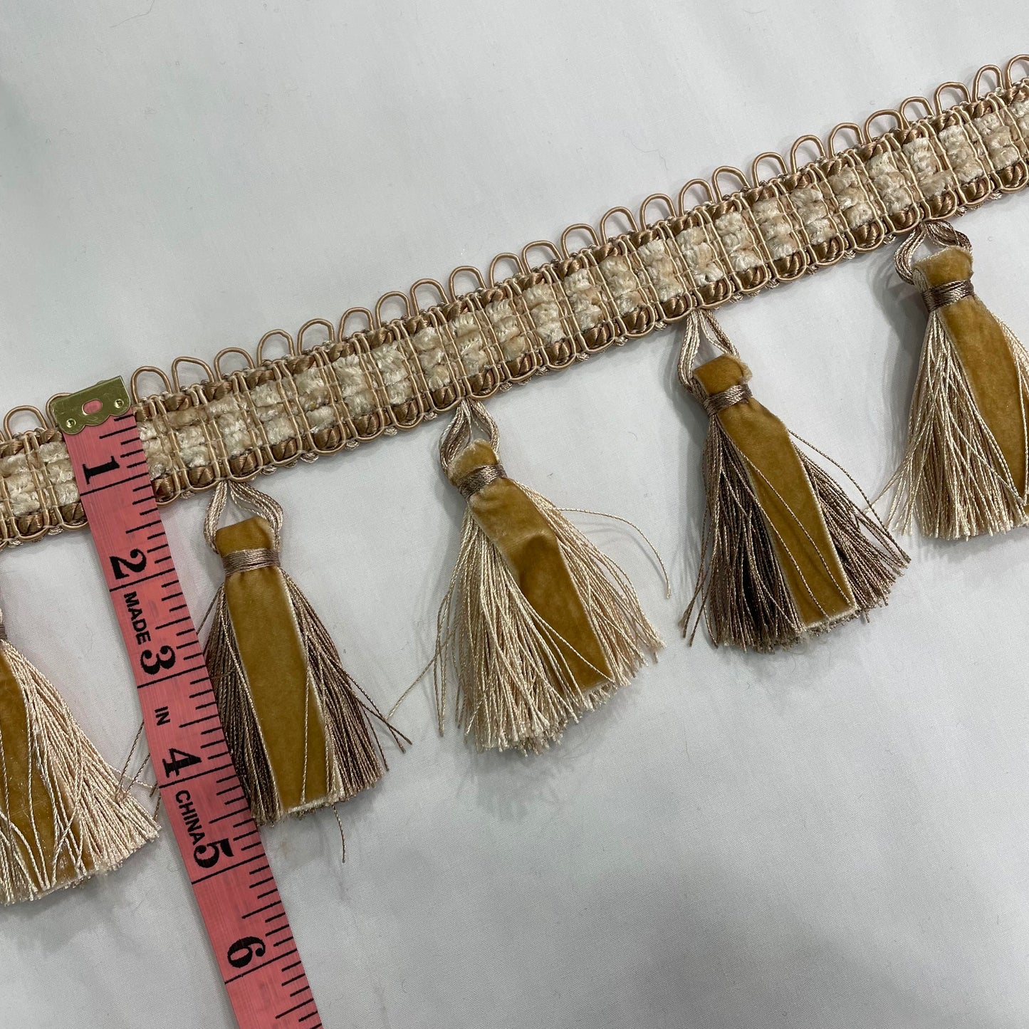 5 Inch Upholstery Tassel with Velvet Ribbon