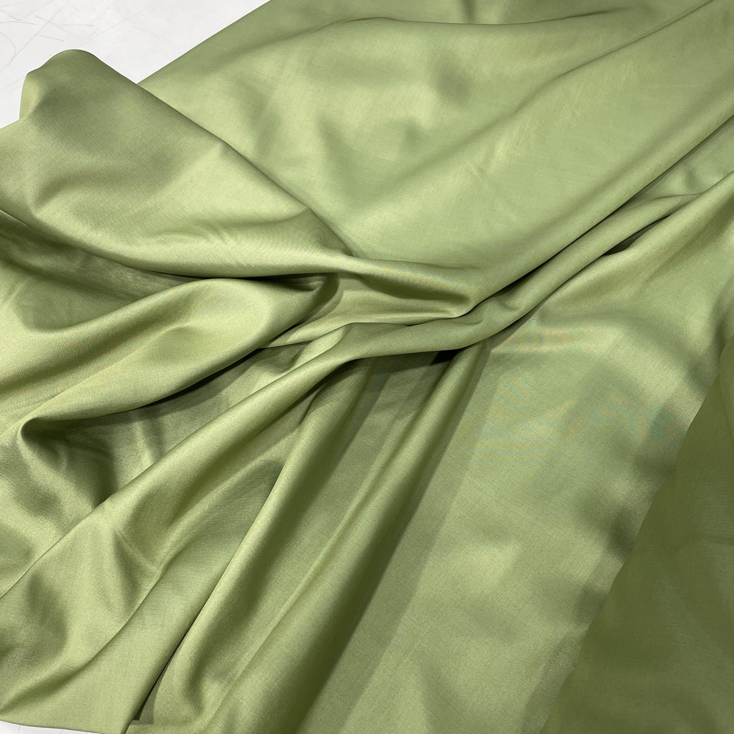 Extra-Wide Silk Olive