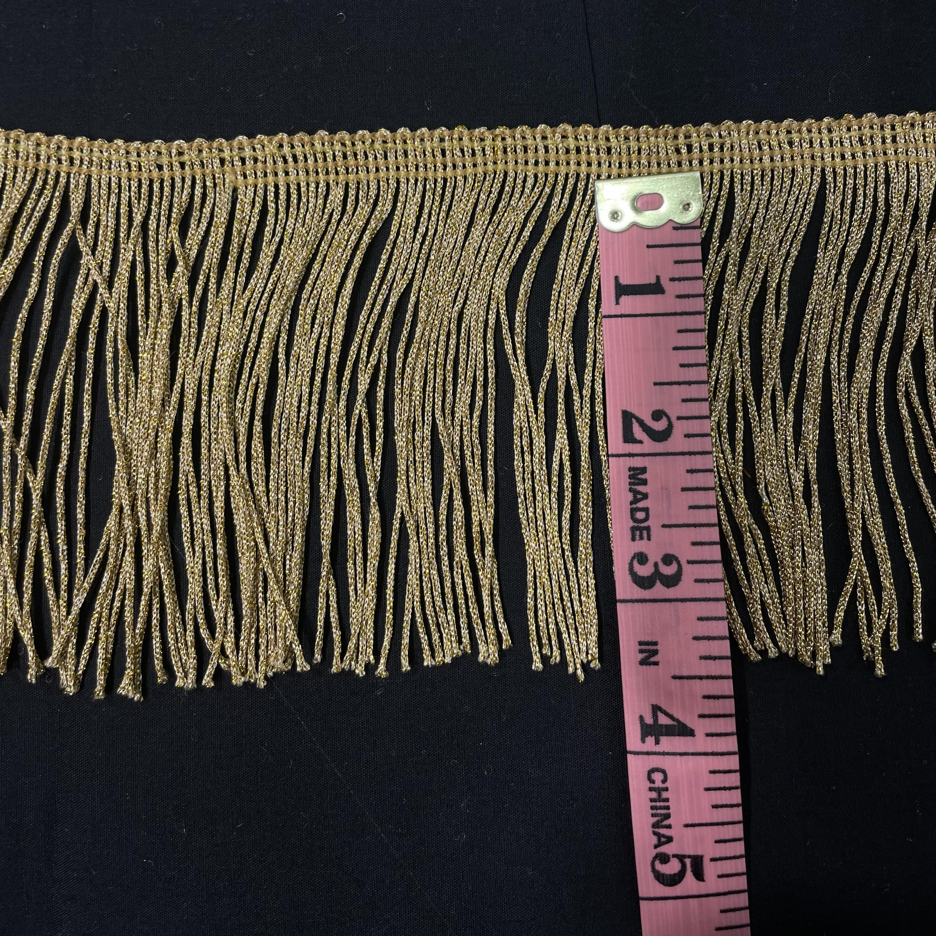 3.5 Inch Short Fringe Glitter
