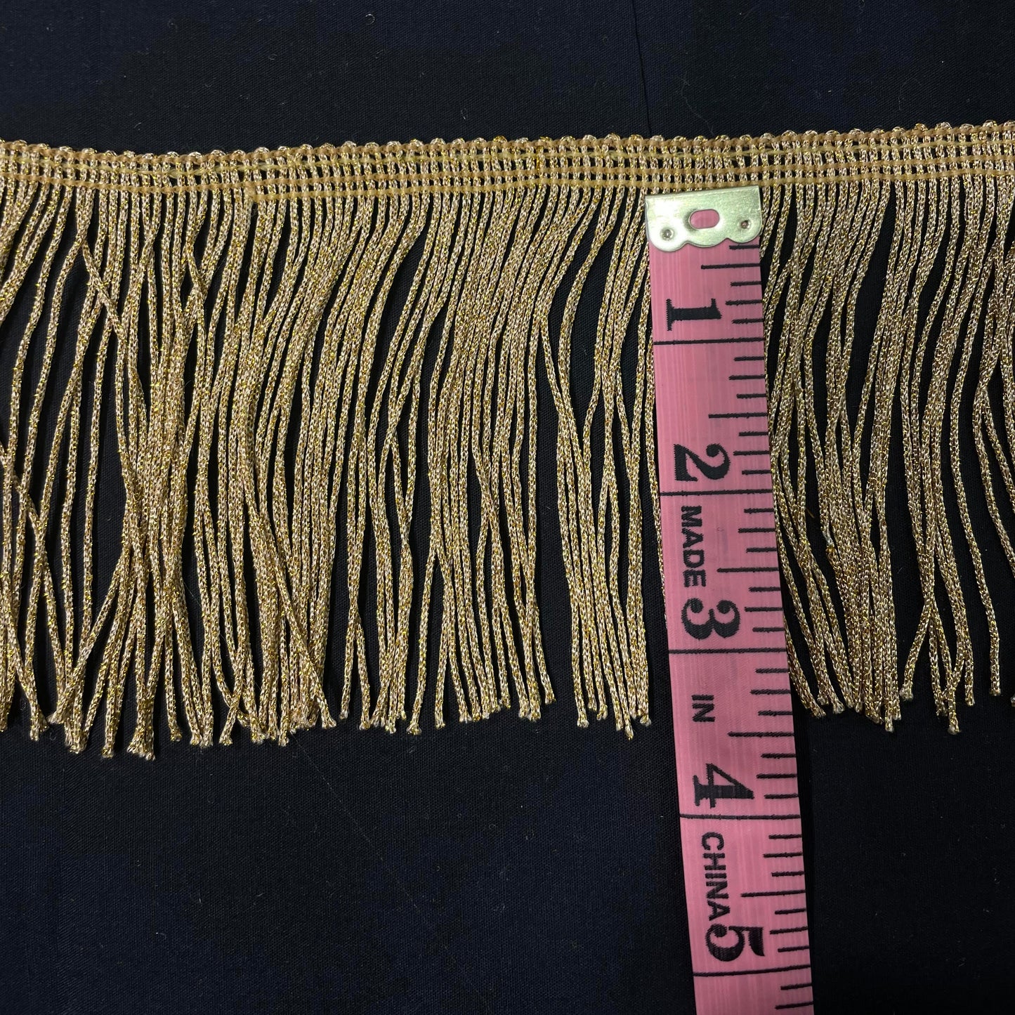3.5 Inch Short Fringe Glitter