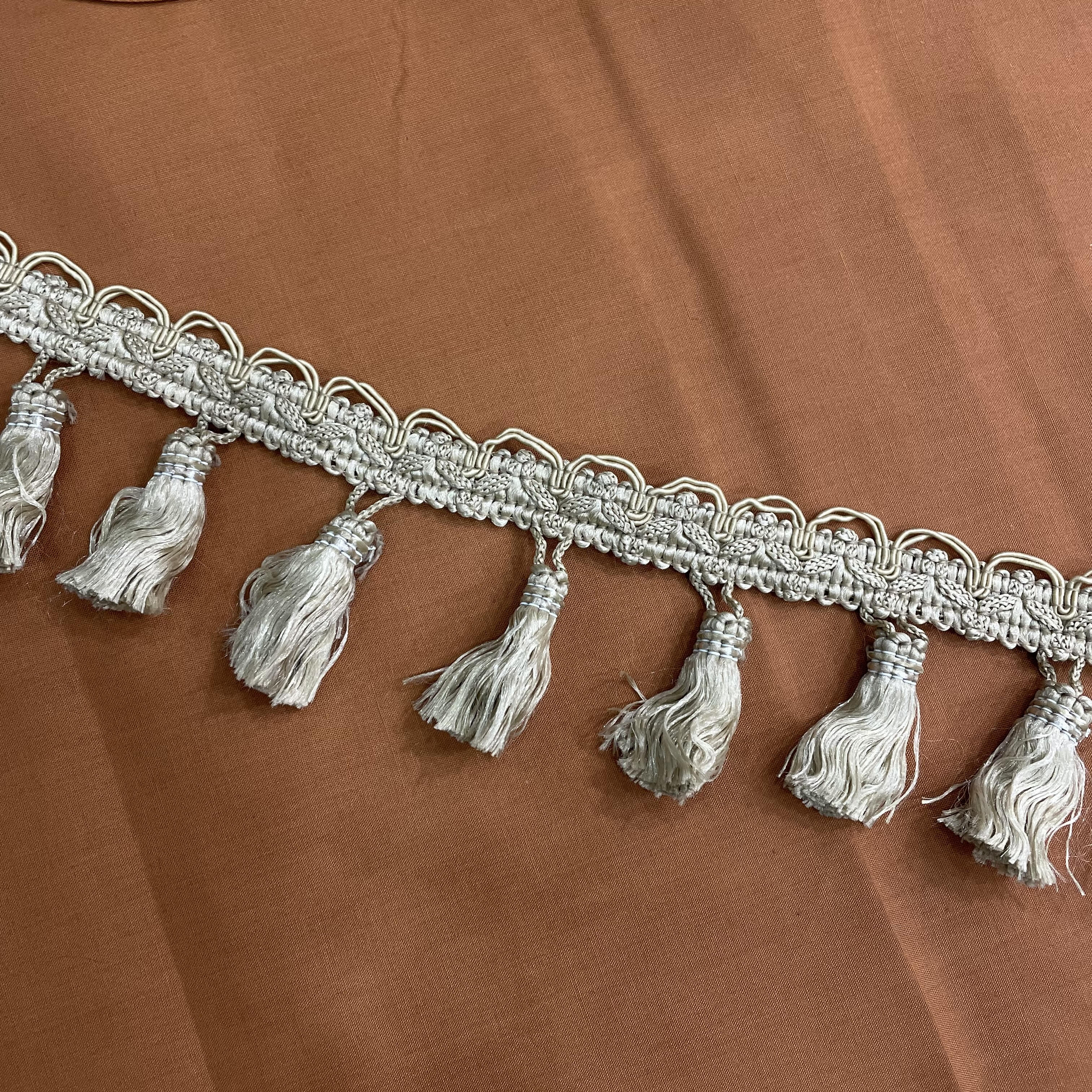 2 Inch Tassel Taupe