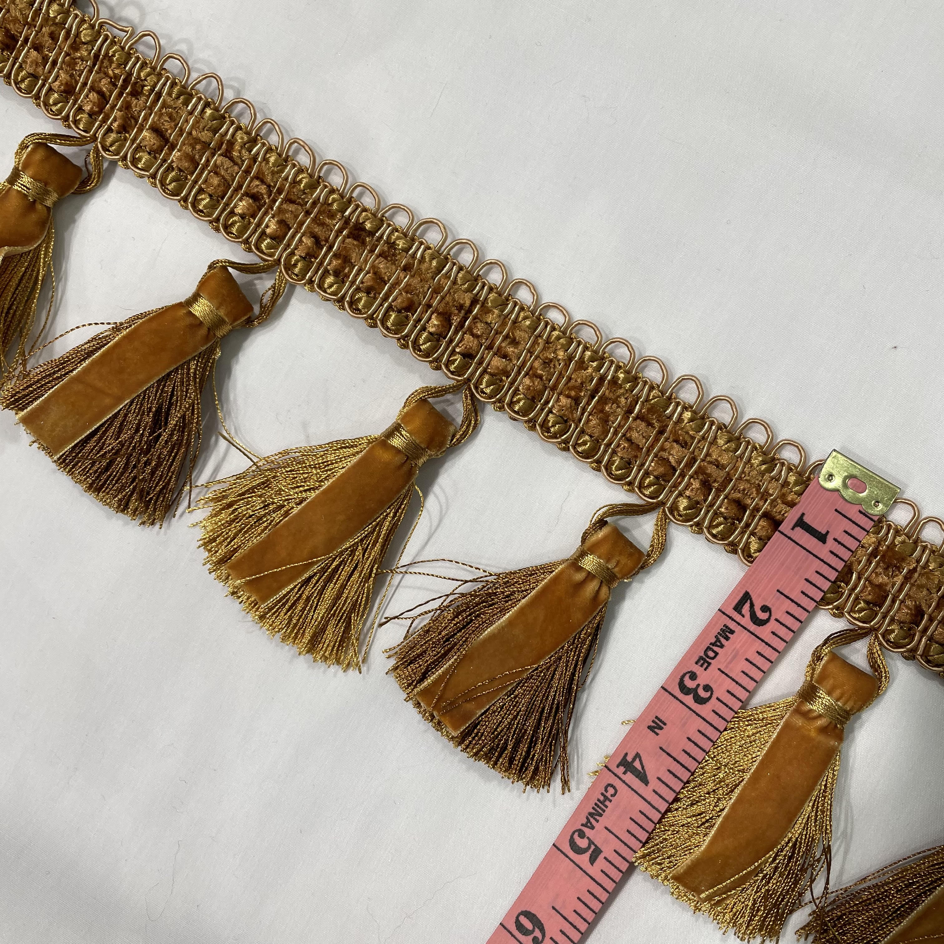 5 Inch Upholstery Tassel with Velvet Ribbon