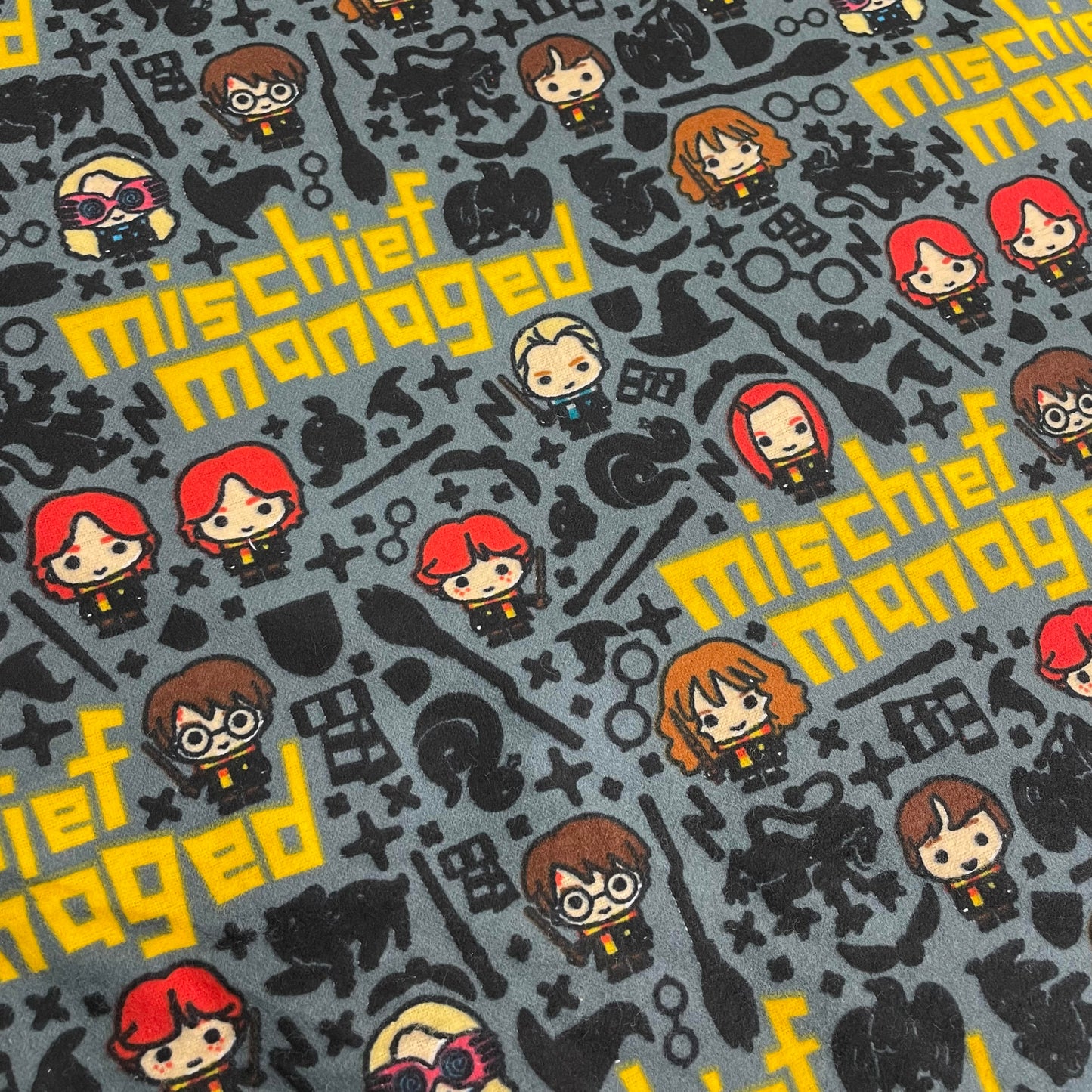 Cotton Flannel, Harry Potter Mischief Managed