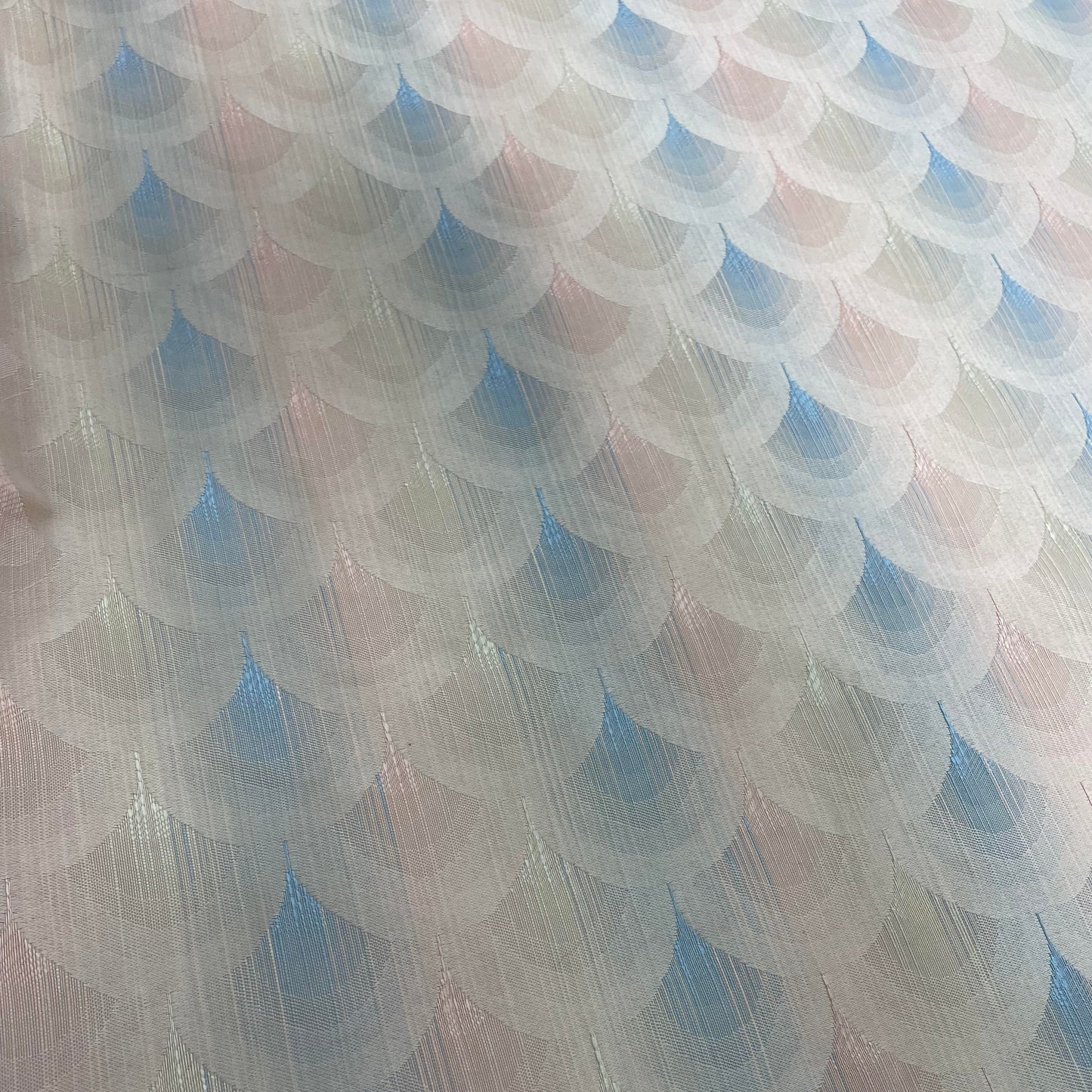 Upholstery, Scallop Rainbow,