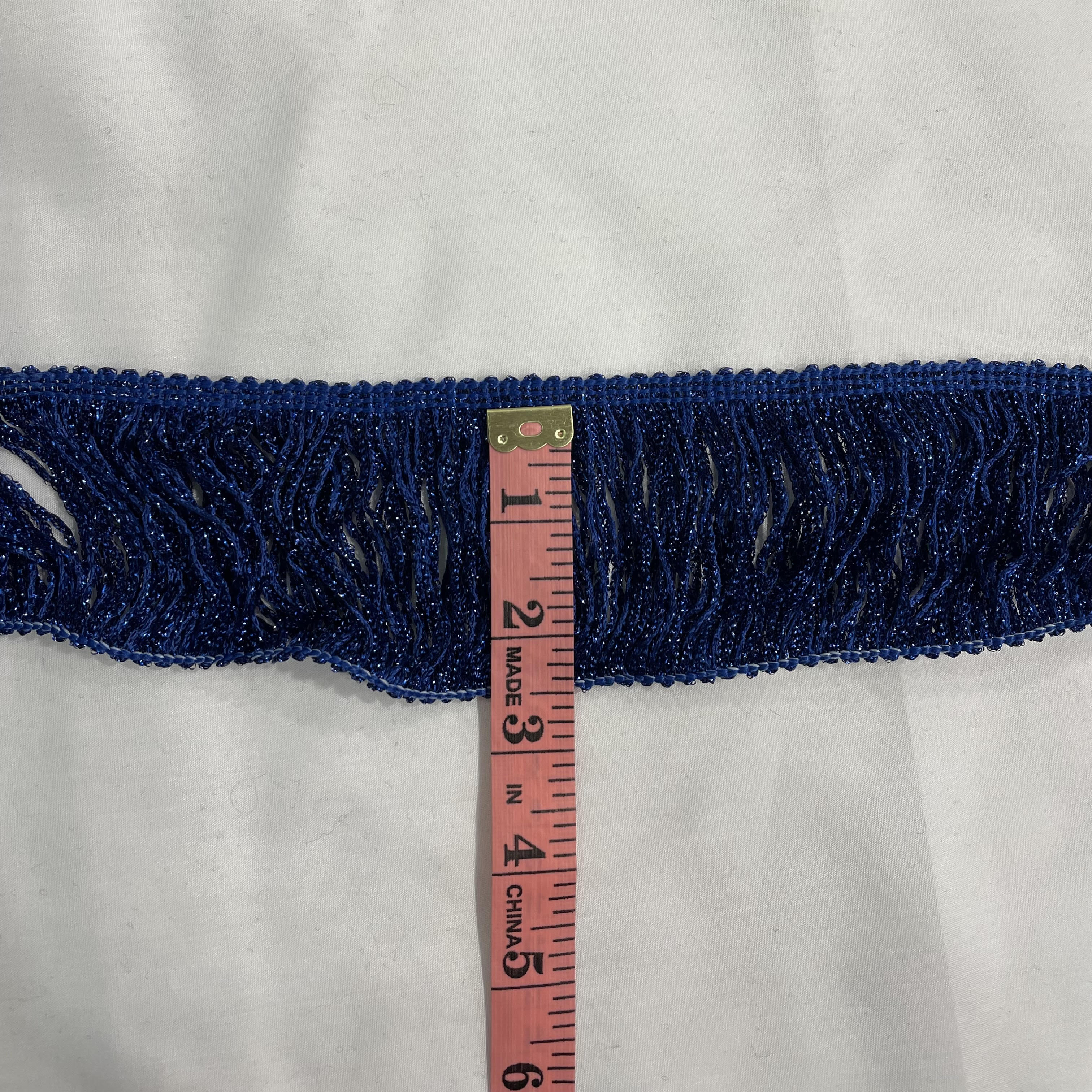 2.5 Inch Short Fringe Starry Night
