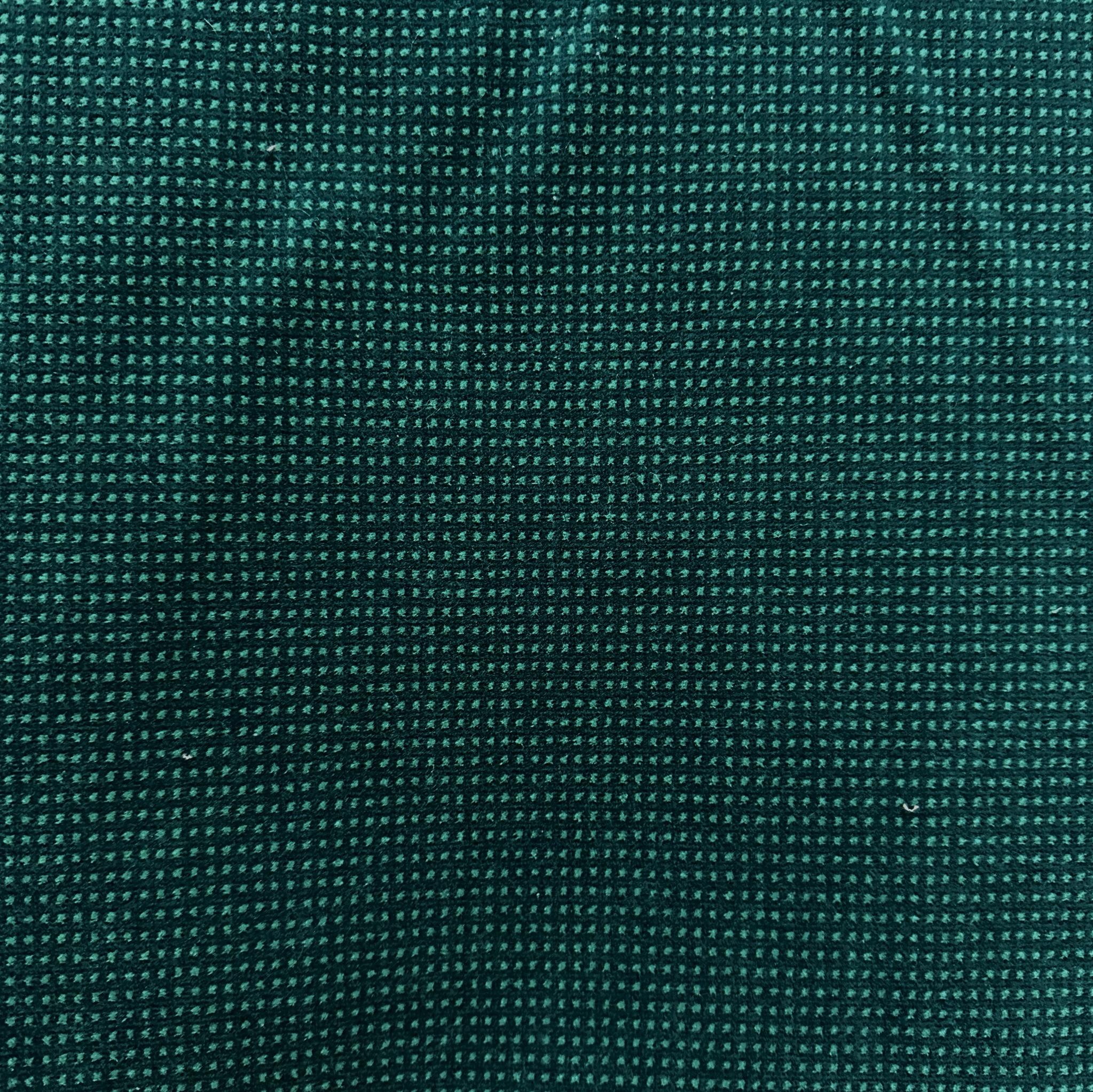 Upholstery Velvet, Dots Teal
