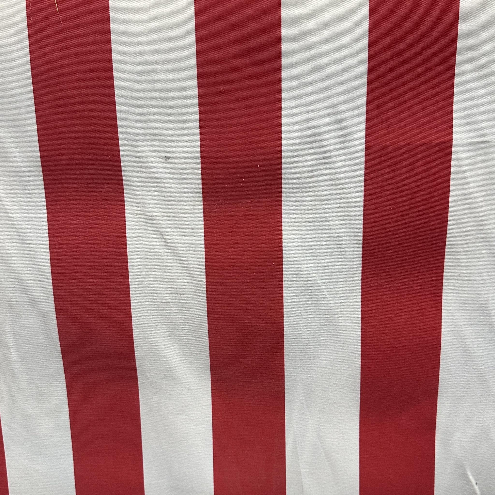 Sunbrella, Red Line on White
