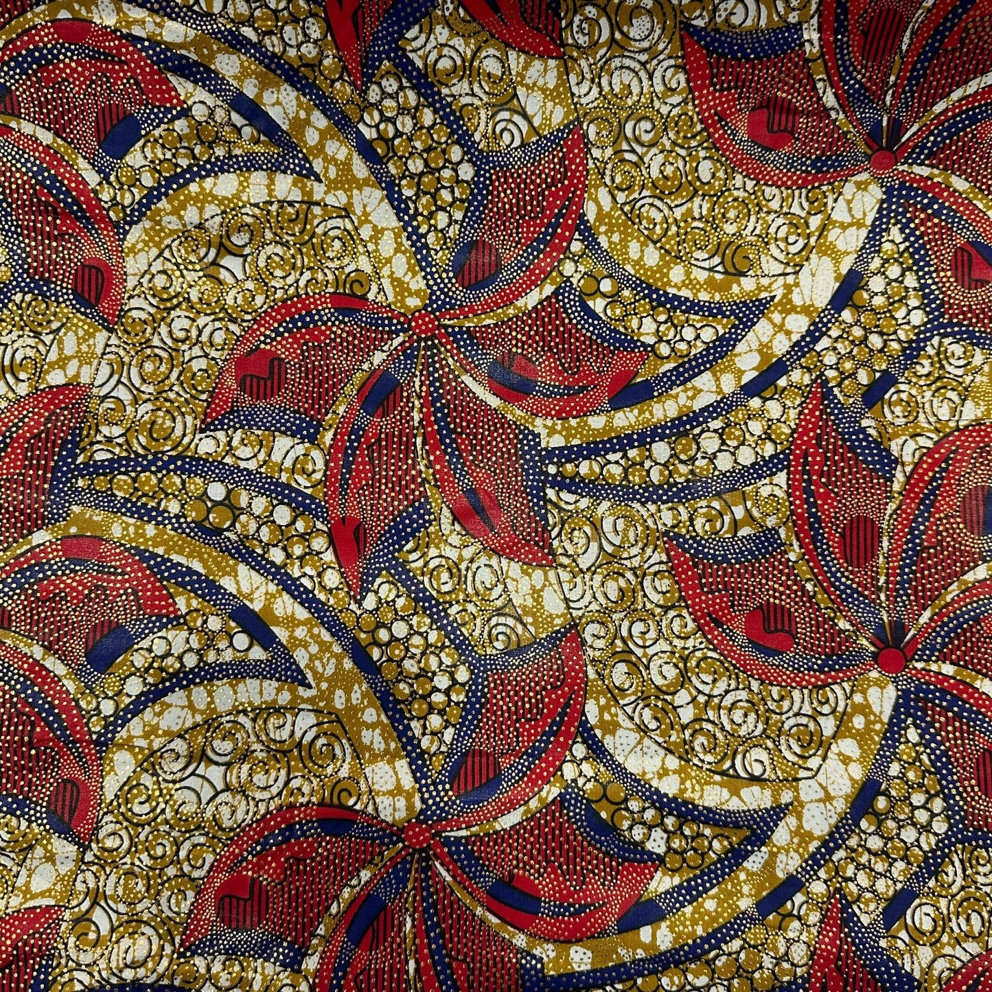 Cotton African Wax Pattern