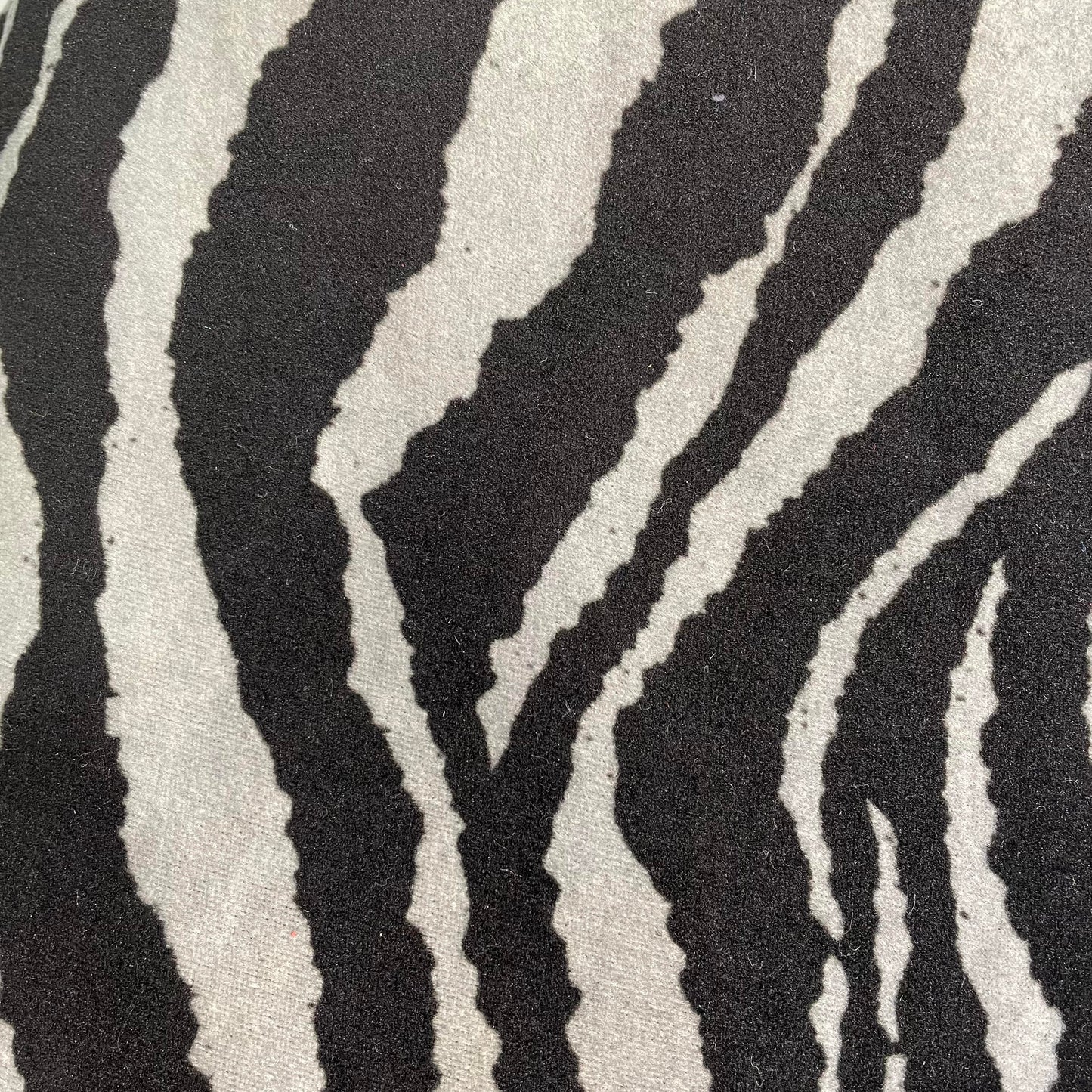 Zebra Print Velveteen
